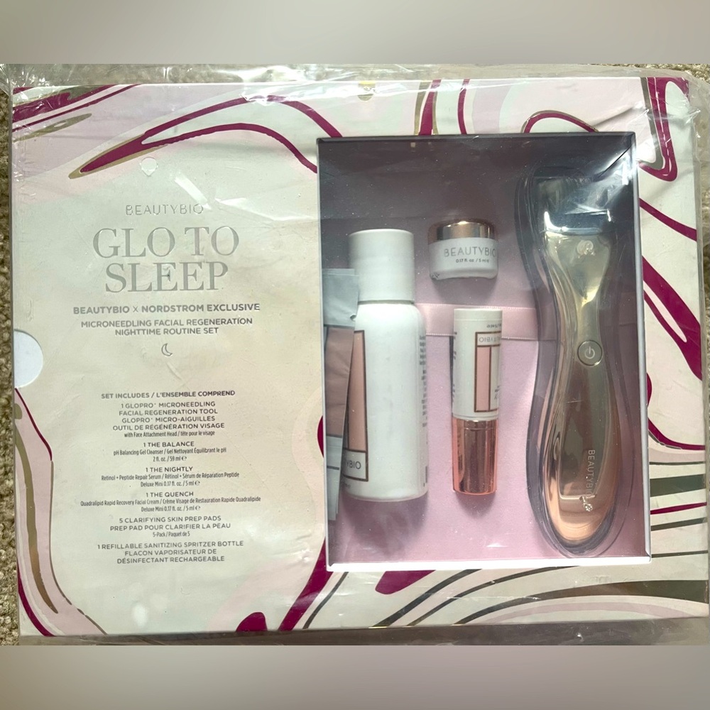 BeautyBio x Nordstrom Glo to Sleep Microneedling Facial Regeneration NWT